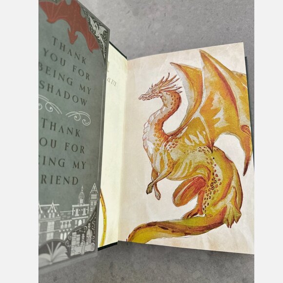 Fourth Wing Lilac Library RARE Special Hardcover Rebecca Yarros Empyrean Sprayed - Picture 4 of 7